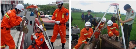 麻豆少妇自慰精品是落井緊急救援設備之一